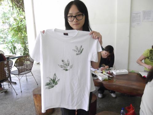 拓印作品展示 来源:版纳植物园 (搜集:小熊猫  编辑:xz)